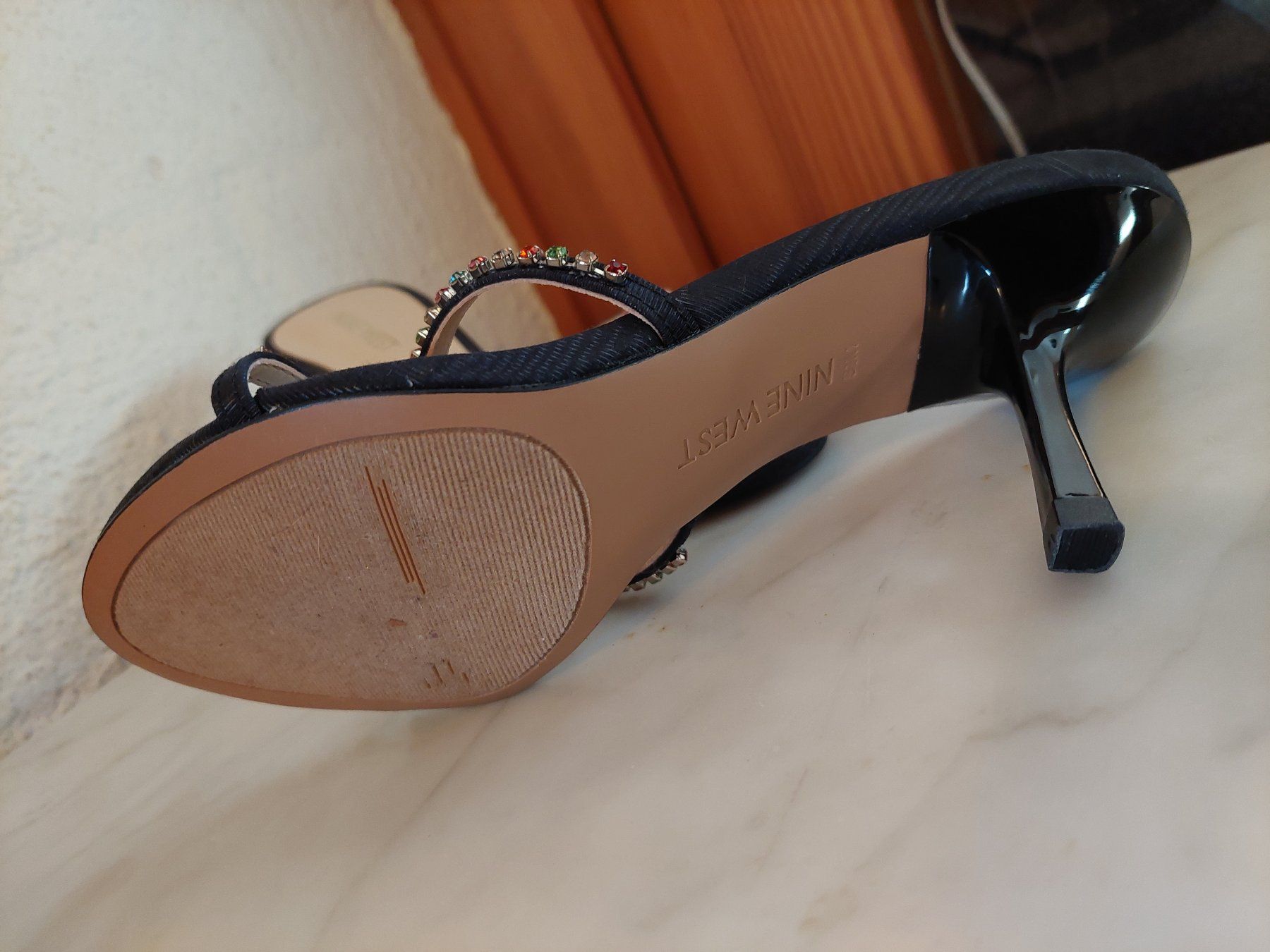Damenschuhe: Nine West . Sandale schwarz 5.5M – Gebraucht aus Besenbüren von teluride89 2