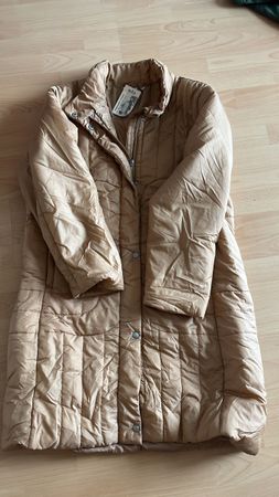 Leichte Daunenjacke, Beige, Grösse 44 & 46