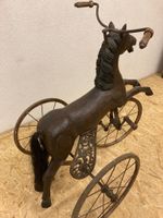 Antikes Pferd-Dreirad, um 1920, Dekoration oder Requisit