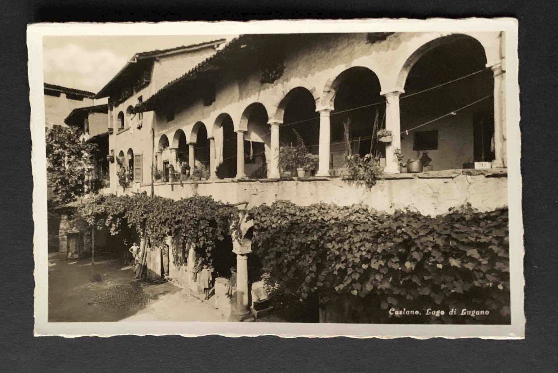 Cartoline postali: AK Caslano Lago di Lugano Feldpost – Usato da Goldau venduto da artelier1