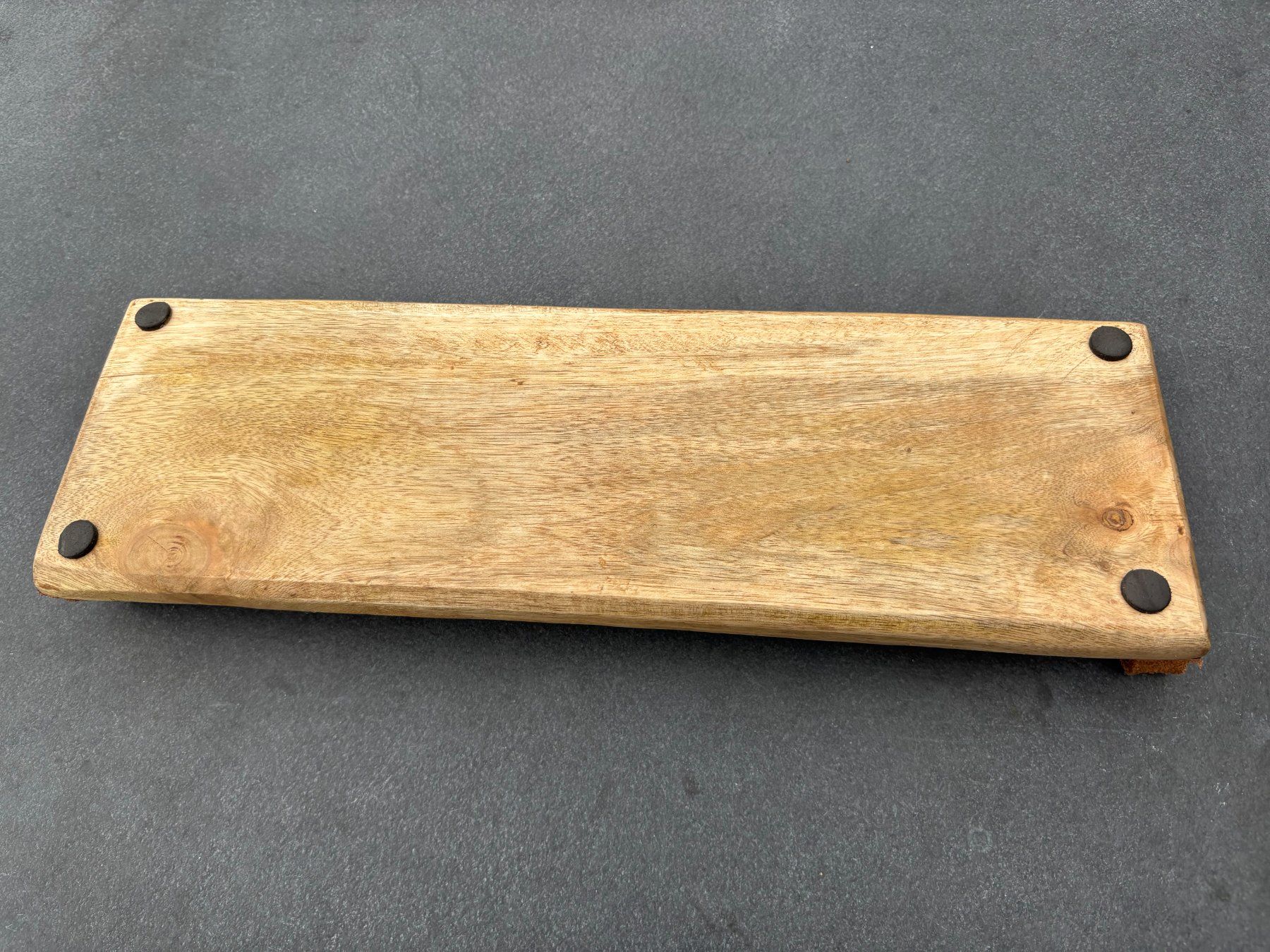 Servierplatten: Serviertablet mit Hirsch, Lederhalter – Gebraucht aus schmerikon von nicole091 2