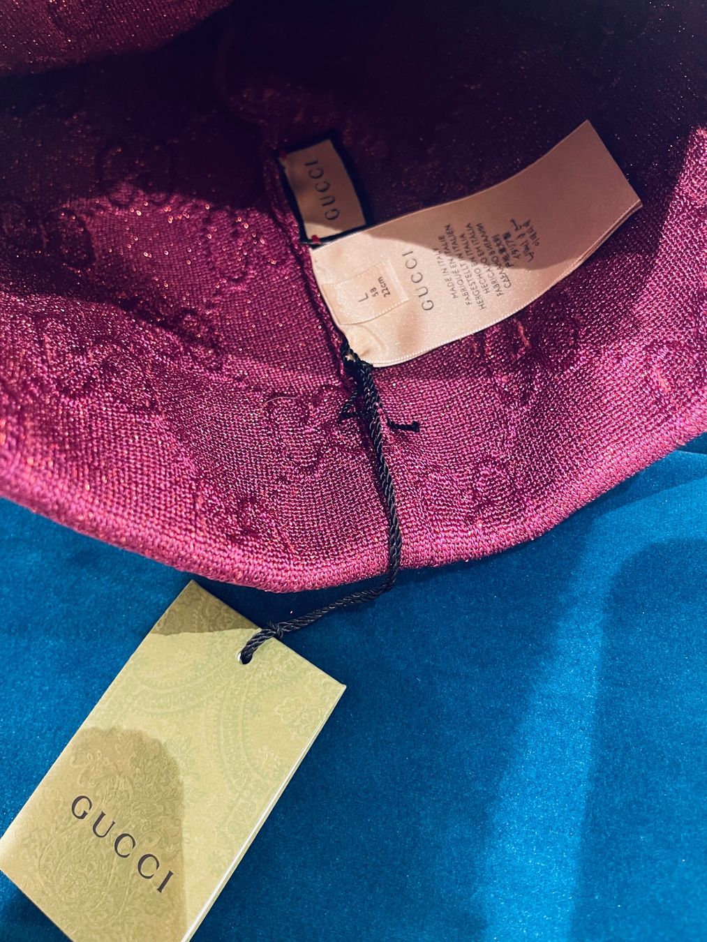 Gucci Copricapi, berretti & cappellini: Original Gucci Mütze Grösse L – Nuovo (secondo la descrizione) da Oberbuchsiten venduto da aria783 5
