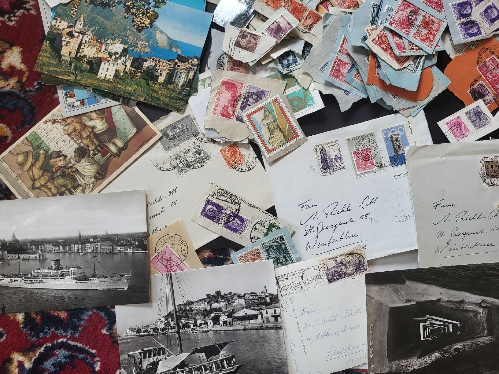 Alle Briefmarken: Italienisches Briefmarken Lot – Gebraucht aus stäfa von brandy66 1