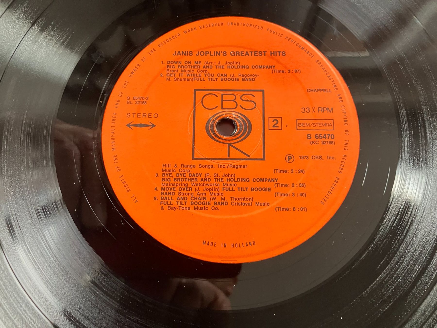Dischi in vinile: Janis Joplin – Usato da Aarwangen venduto da Jukebox3 9