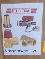 Elgena Sicherheitsventil-Set für Boiler neu