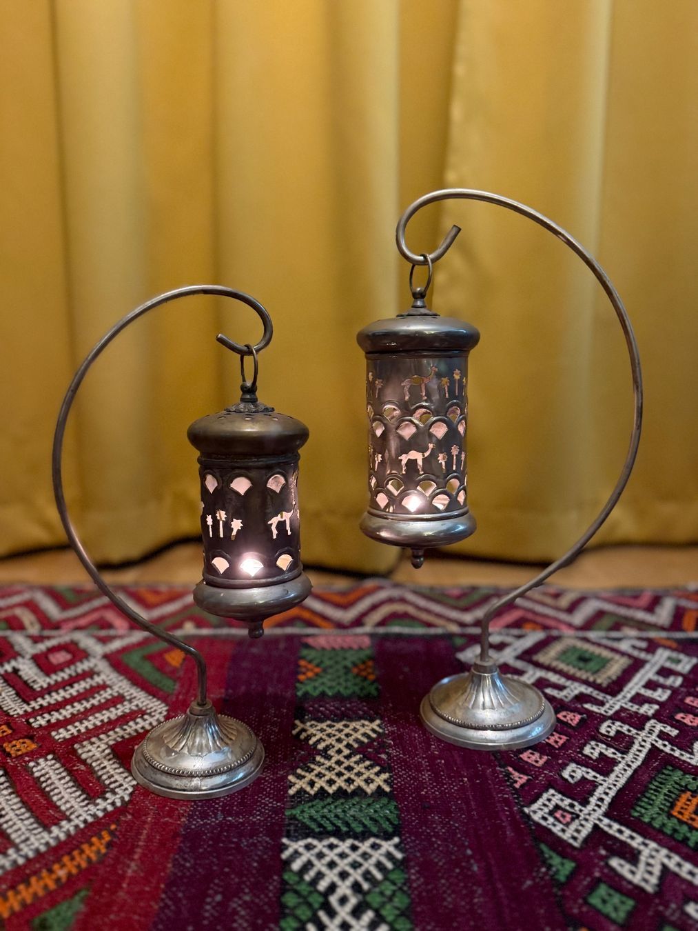 Portacandele: 2 Vintage Windlichter mit Patina – Usato da Rorbas venduto da tun_m7fz