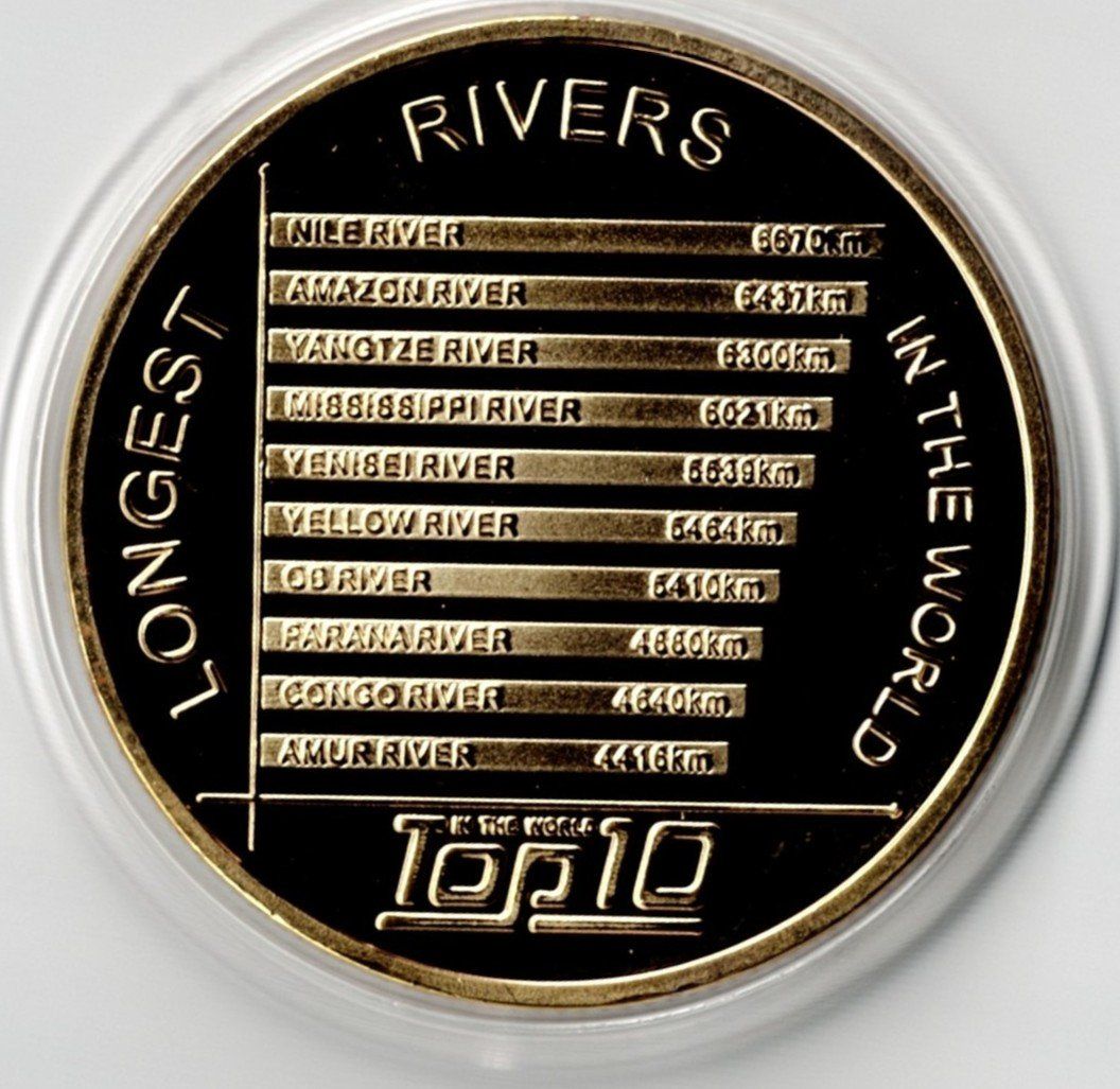 Medaglie: Nile River_Africa_Longest Rivers in The World – Nuovo (secondo la descrizione) da Hombrechtikon venduto da Fraese01 5