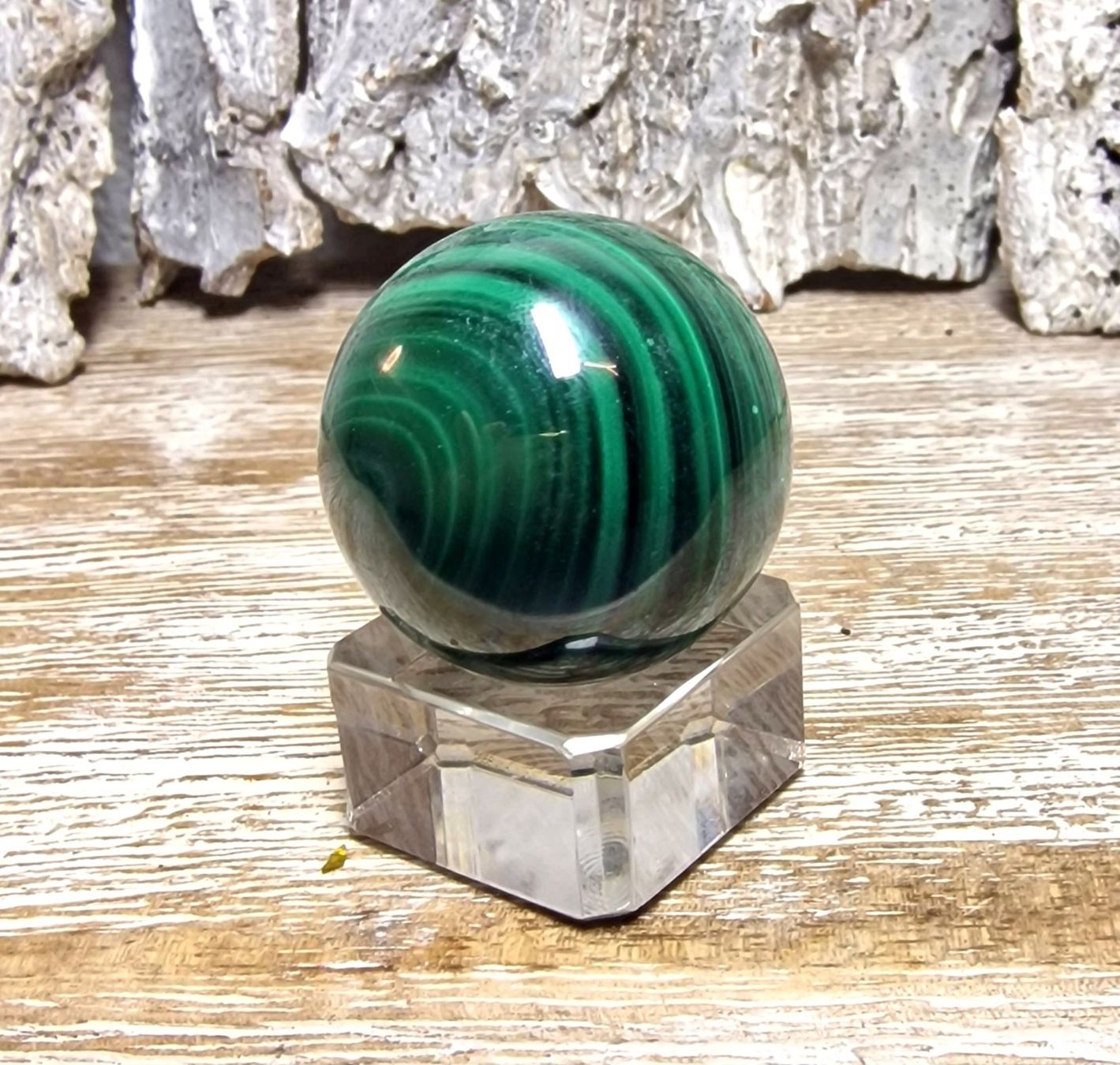 Minerali & Pietre curative: Malachit Kugel 30mm 55g – Nuovo (secondo la descrizione) da Matzingen venduto da Shay_Crystalz 1