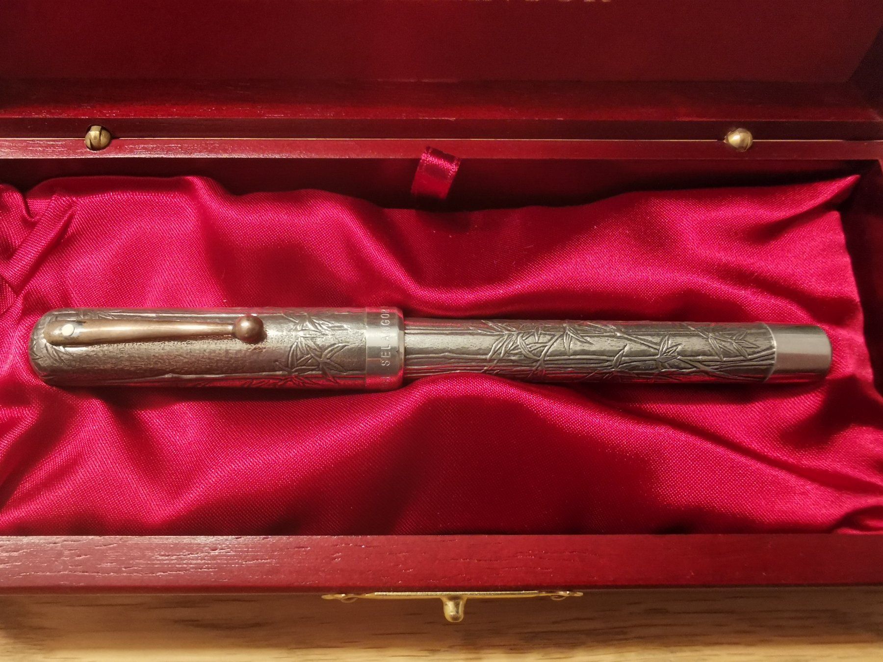 Penna & Evidenziatori: Sheaffer Royal Selangor Bamboo Füllfederhalter – Usato da Bellmund venduto da nikitanikita