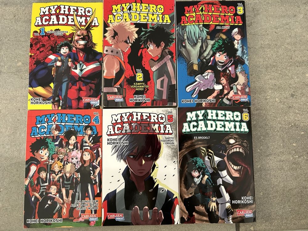 Fumetti: My Hero Academia Band 1-20 – Usato da winterthur venduto da DanarB