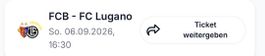 Ticket FC Basel- Lugano Sektor D