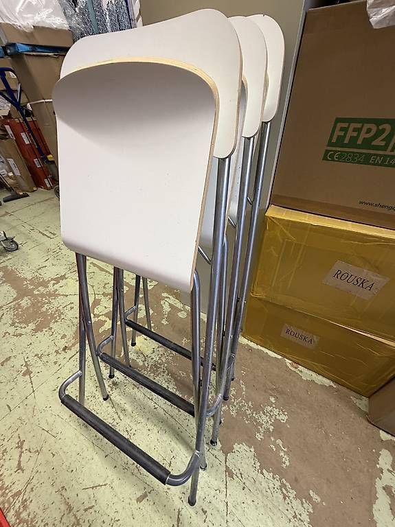 Ikea Sgabelli: 3 Stk. Ikea Franklin Barstühle – Usato da Necker venduto da liq24