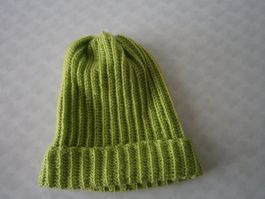 Wintermütze, Strickmütze, hellgrün, neu