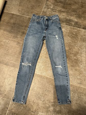 Zerrissene Jeans 