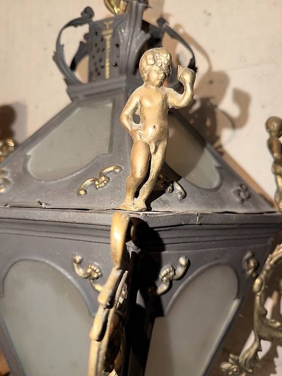 Lampade: Prunkvolle Laternen Stehlampe – Usato da Weggis venduto da urs_rj7p 1