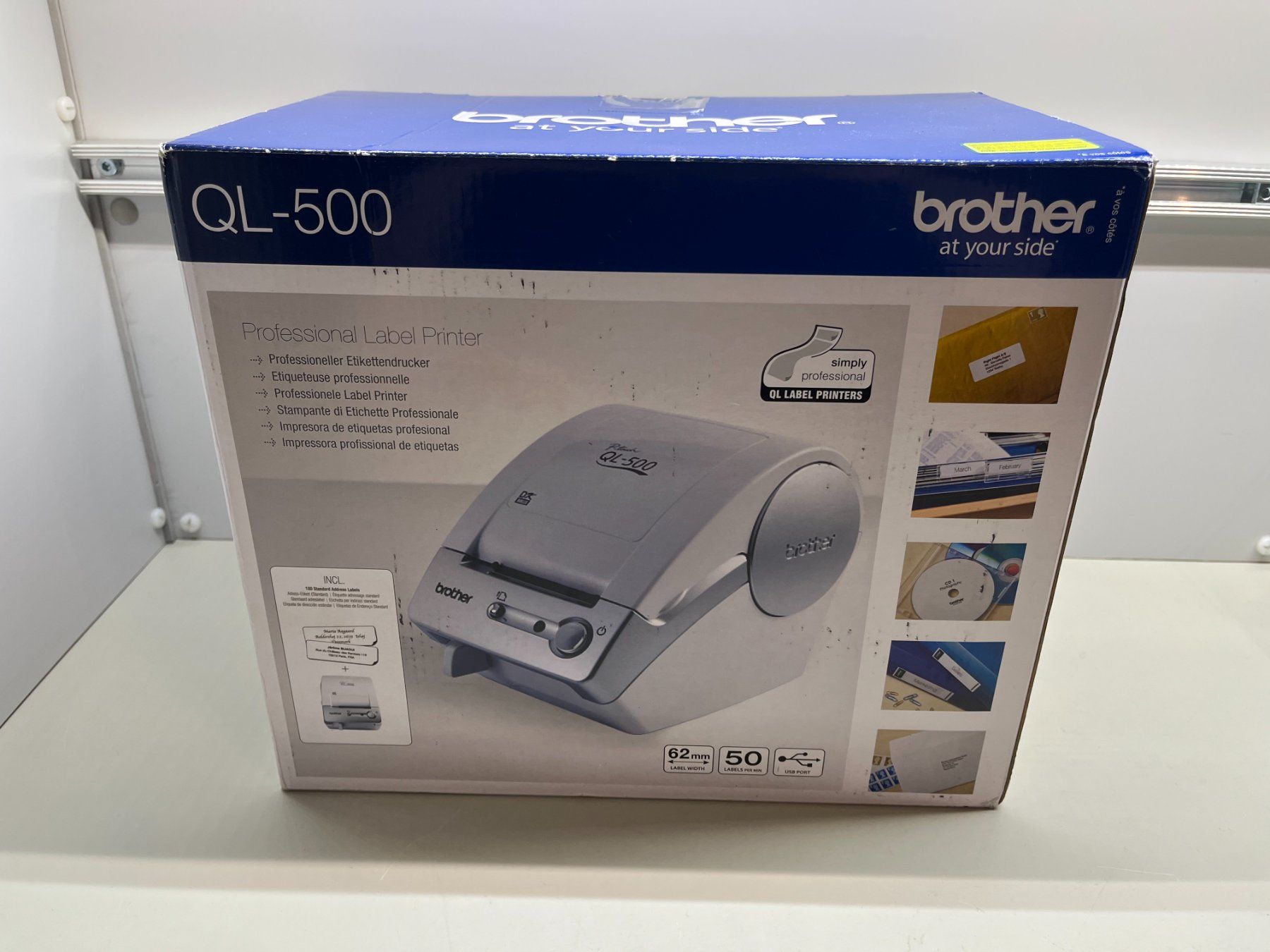 Brother Stampanti: Brother Label Printer QL-500 – Nuovo e nell'imballaggio originale da Jenaz venduto da Speedy350