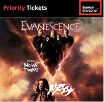 Hospitality Tickets: Evanescence Sunrise Starlounge 