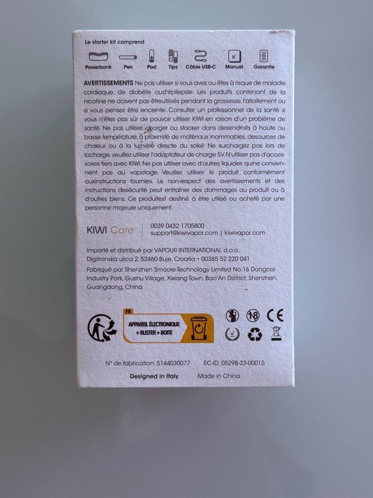 Altri Prodotti per fumatori: KIWI 2 Starter Kit Midnight Blue neuwertig – Nuovo (secondo la descrizione) da Zürich venduto da lach.richard 4