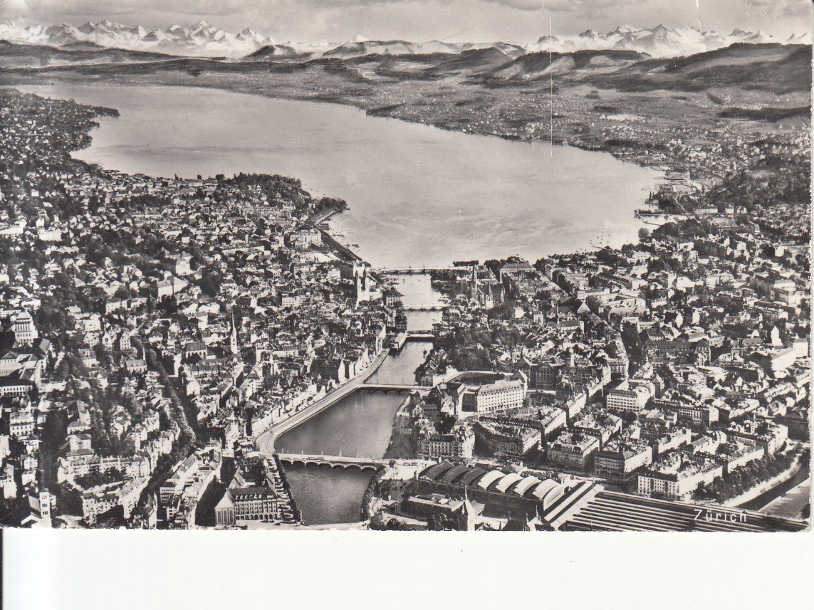 Cartoline postali: Zürich ca. 1950 – Usato da Bürglen TG venduto da StampGraf