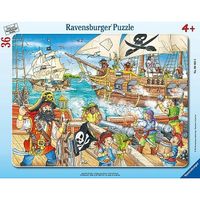 Rahmenpuzzle 36 Teile Angriff der Piraten
