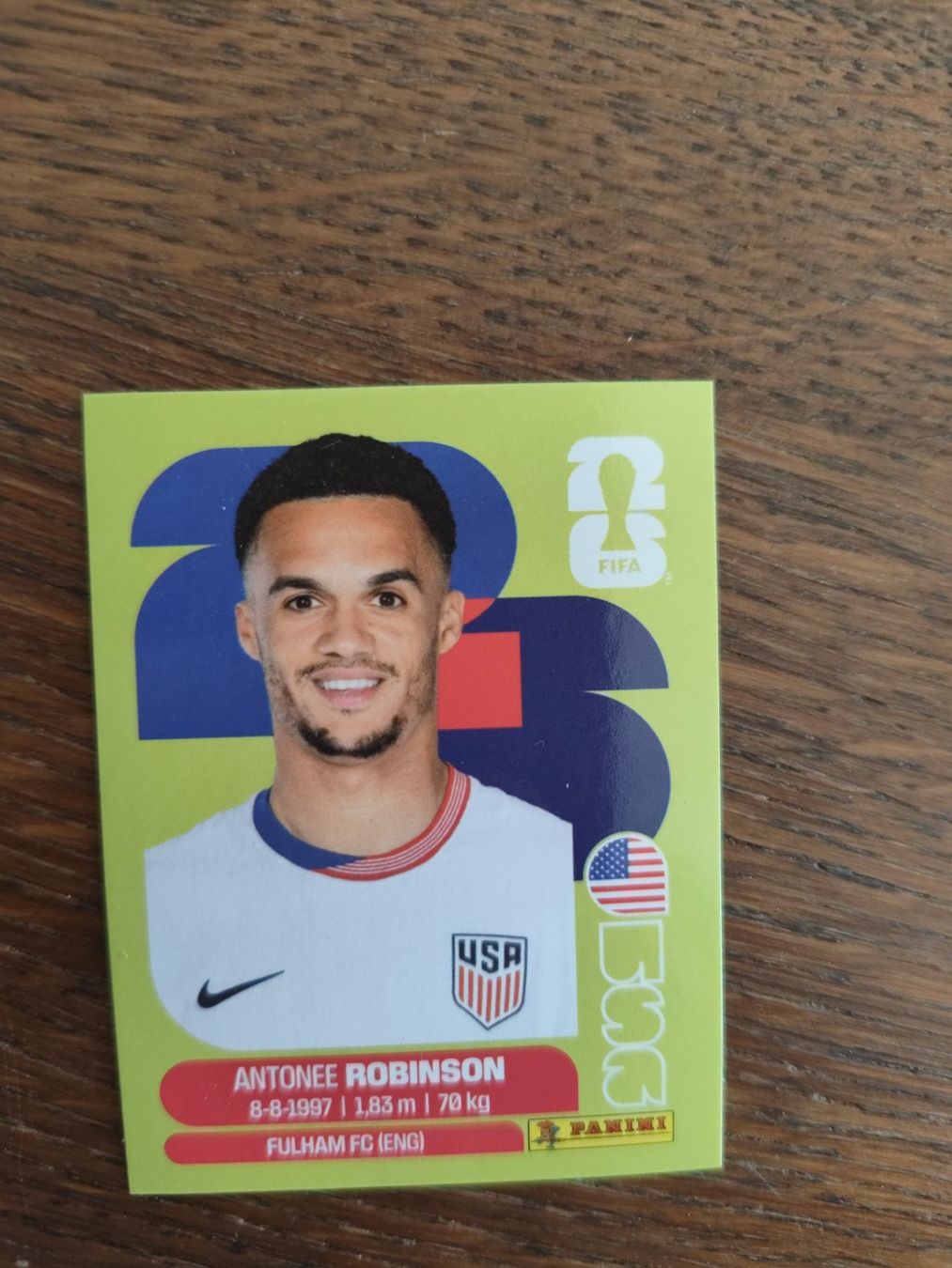 Panini Sammelbilder & Trading cards: Panini WM 2026, USA 7, Robinson – Gebraucht aus Aarburg von gloeckgloeck
