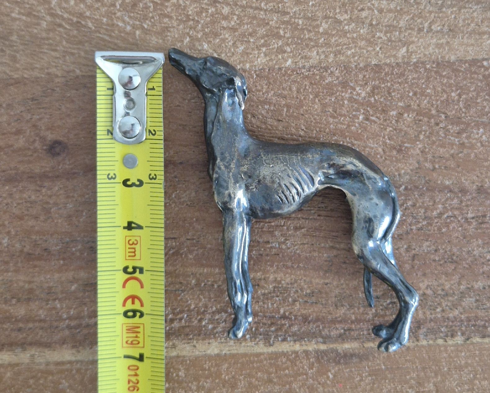 Statuette: Windhund Figur aus Silber – Usato da Zürich venduto da Dalema13 5