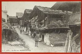 Les Marécottes 1927 - Strassenpartie