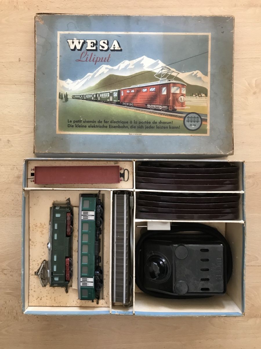 Wesa Modellini di ferrovie: Wesa Liliput, Set geprüft  – Usato da Zürich venduto da Kiron