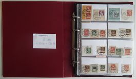 Album Schweiz wunderschöne Stempelsammlung  32 Seiten 260 Ex