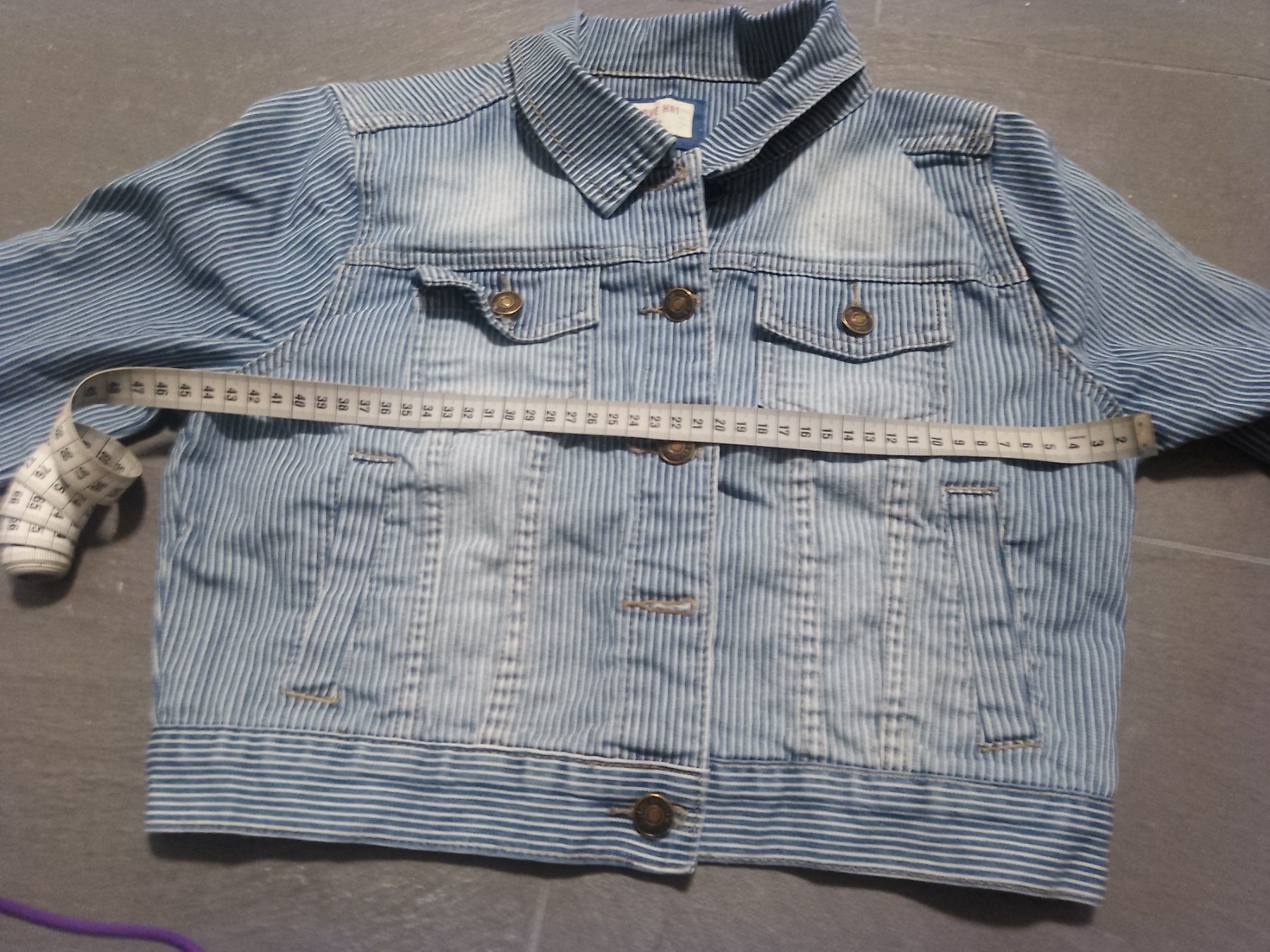 Giacche: Jeansjacke gestreift – Usato da Adliswil venduto da ssc_z8q6 3