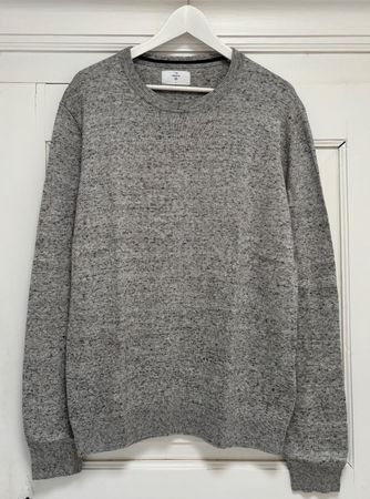 🤍 Herren - Strickpullover von „C&A“, hellgrau, Gr. L 🤍