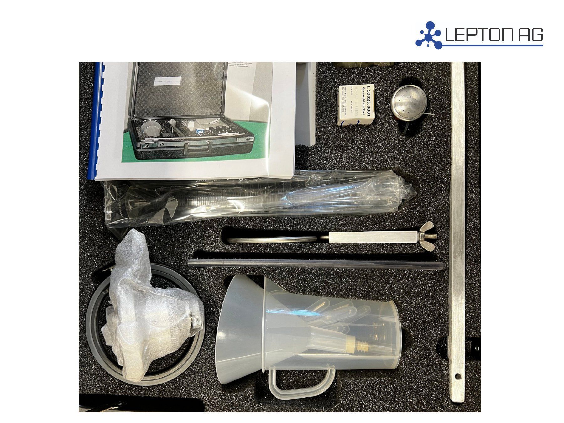 Accessori da laboratorio: Techtex-Kit Koffer für div. Textiloberflächentests – Usato da Niederdorf venduto da LeptonAG_Labor 3