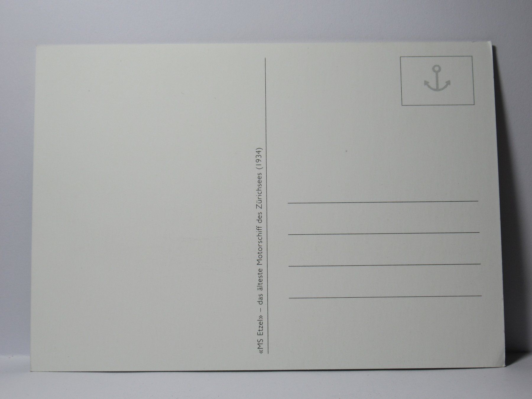 Ansichtskarten: Schiff   * ETZEL * – Neu (gemäss Beschreibung) aus Grenchen von Bluemchen1900 1