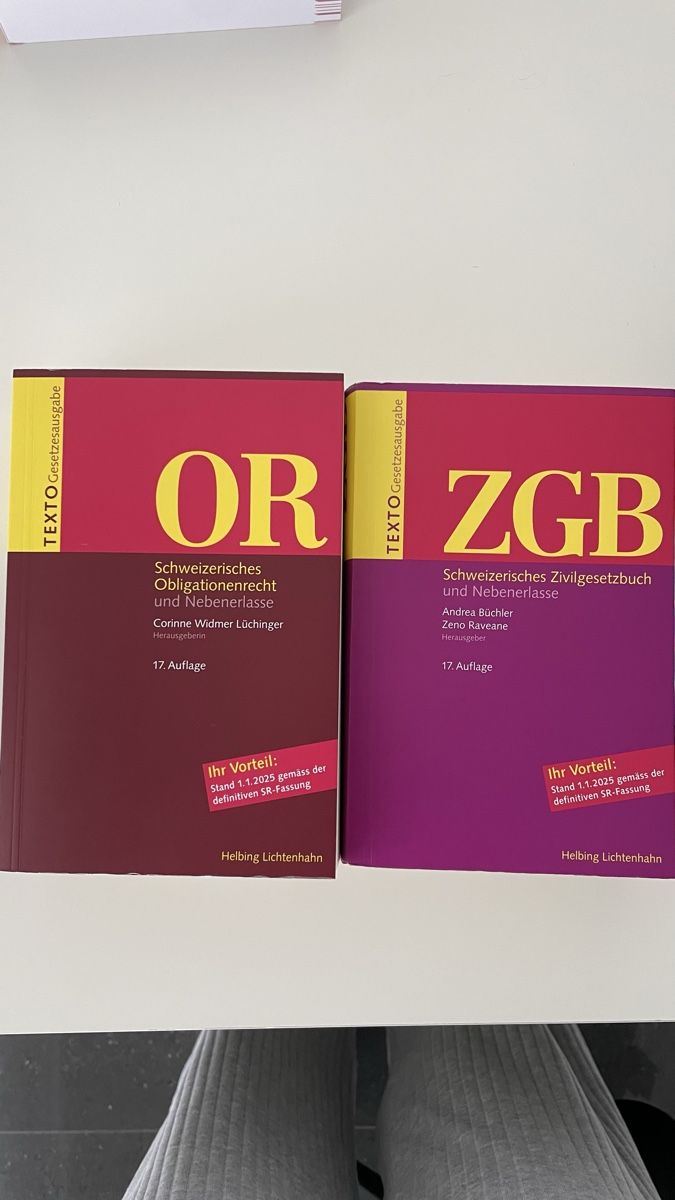 Libri: ZGB & OR – Usato da Bütschwil venduto da nao_y8tl