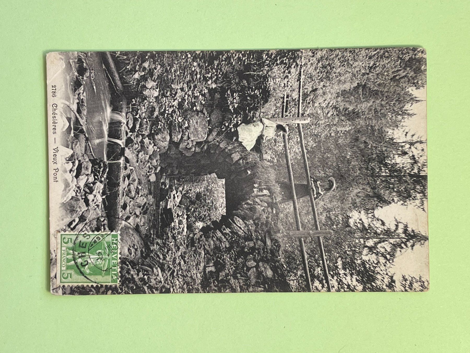 Cartoline postali: Chésières - Vieux Pont – Usato da Steg VS venduto da danwer74