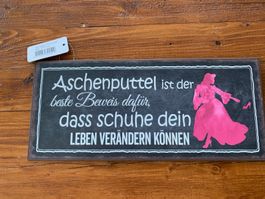 Neu Schuhe Schild 30 x 13 cm