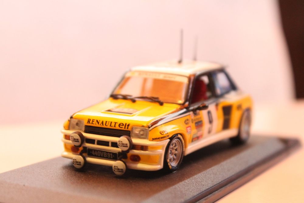 RENAULT 5 TURBO No.9 - Jean Ragnotti - Jean-Marc André - Winner Rallye De Monte-Carlo 1981 (1:43) Altaya/IXO