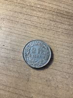 2 Schweizer Franken Silber Münze Jahrgang 1958