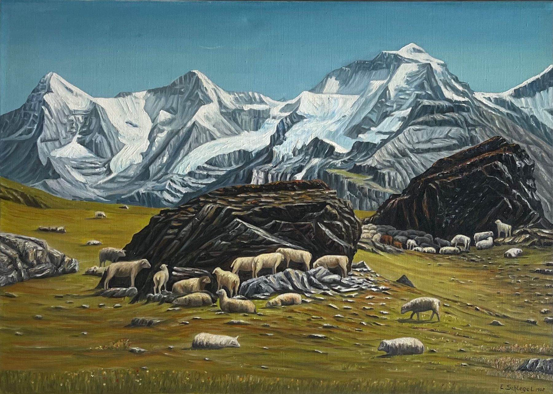 Tableaux: Schlegel E. – D'occasion à Grosshöchstetten par Perle1951 1