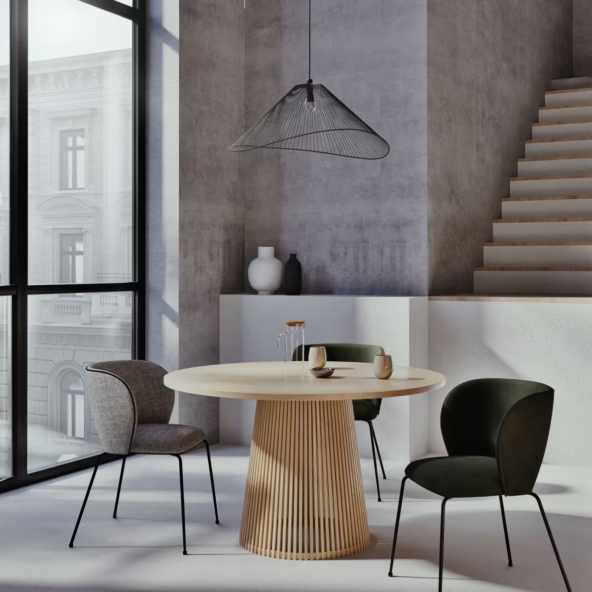 Tavoli: Maisons du monde Tisch rund D130 – Usato da Oensingen venduto da azndr3am3r 5