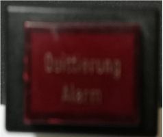 Leuchtdrucktaster rot "Quitt. Alarm"