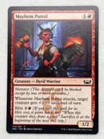 Magic The Gathering "Mayhem Patrol" Karte