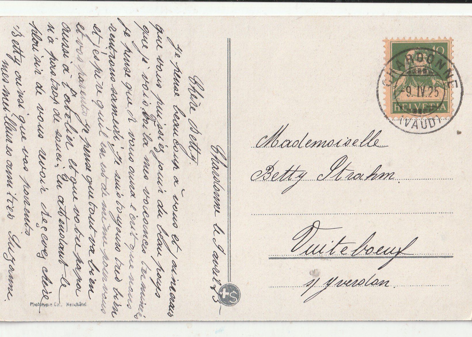 Cartes postales: Vevey – D'occasion à Lumbrein par made02 1