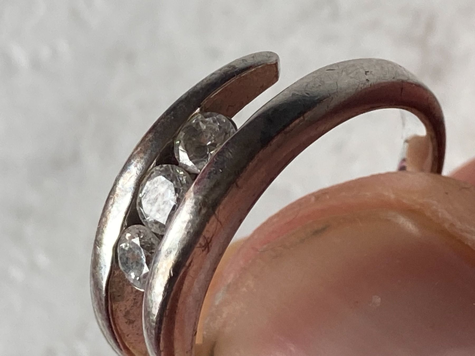 Anelli: Bague en Argent 925, Taille 56 avec écrin – Usato da Bassecourt venduto da CALUMET-X 4