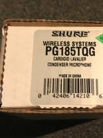 Shure  Knopfloch Mik  für Funksender