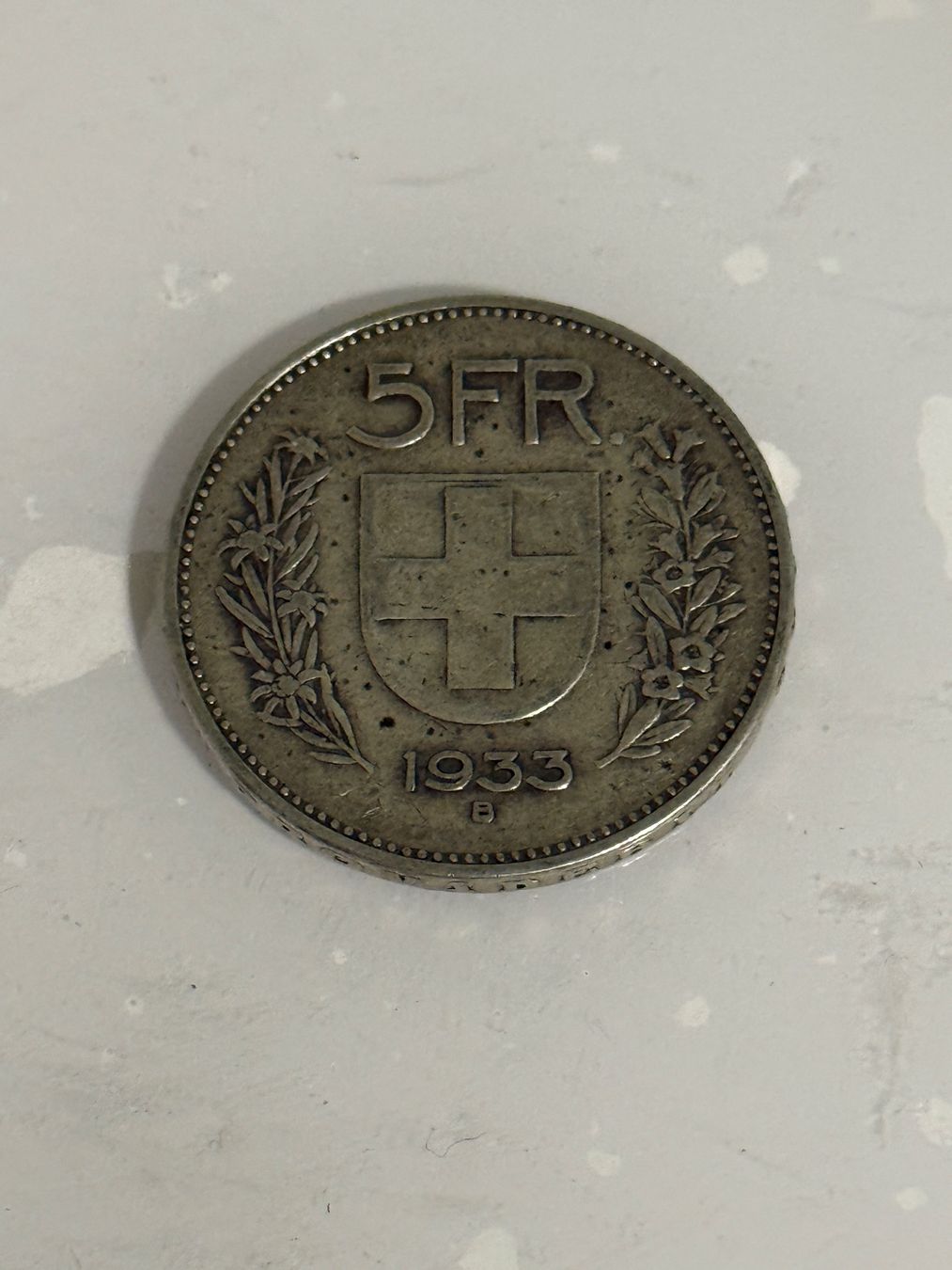 Tutti le monete: 5 Franken 1933  Silber – Usato da Wallisellen venduto da SWISS_SILVER1