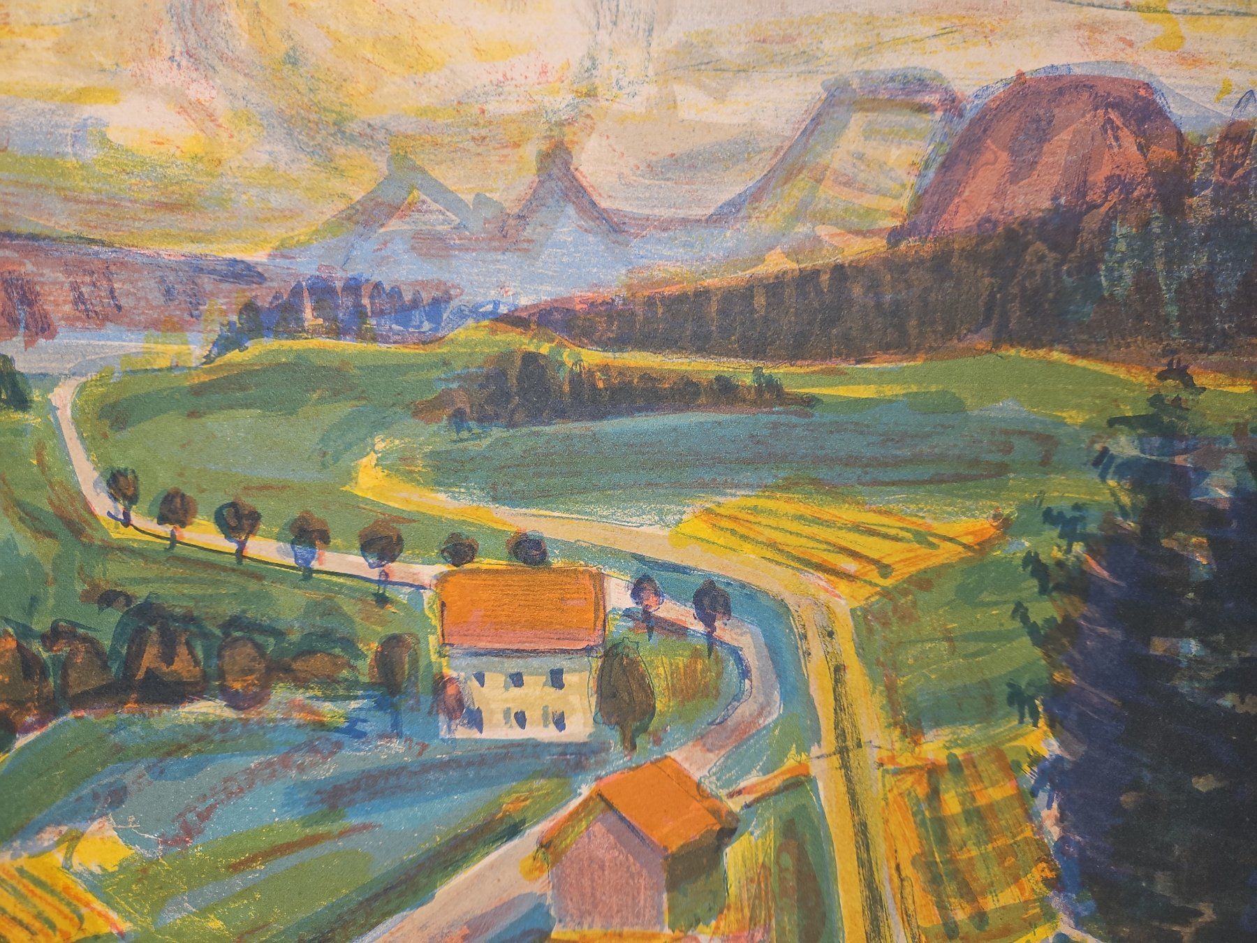Grafiken & Lithographien: Heinrich Frisch ?? - Lithographie – Gebraucht aus Elgg von cuendetkunst