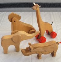 Schöne Vintage Holzspielsachen 