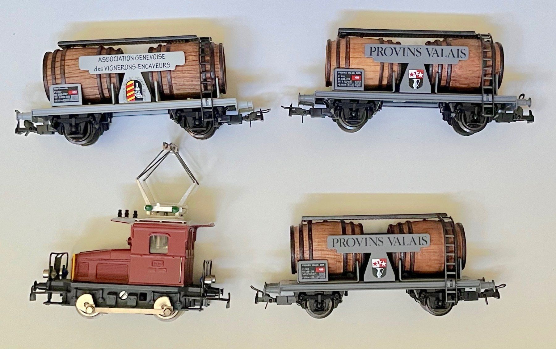 SBB/CFF/FFS Modelleisenbahnen: HAG   ELETTREN SBB Weinwagen – Gebraucht aus Bleiken von hbw45 2