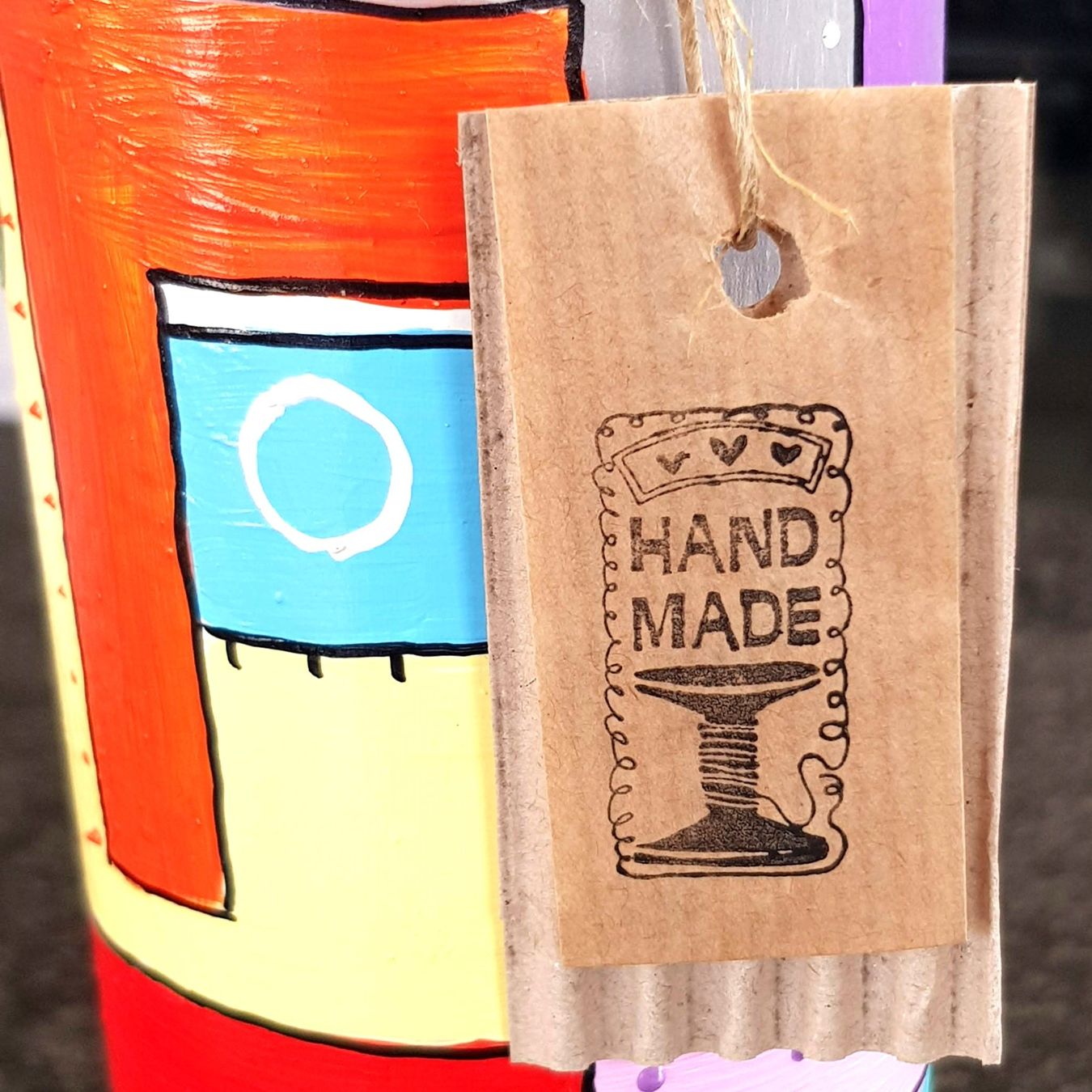 Verres, cruches & bouteilles: Handbemalte Weinflasche, einzigartiges Kunstobjekt! – Neuf avec emballage d'origine à Widnau par Marakumba 1